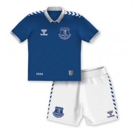 Camisa de Futebol Everton Equipamento Principal Infantil 2023-24 Manga Curta (+ Calças curtas)